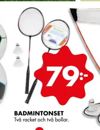 ÖoB BADMINTONSET erbjuda