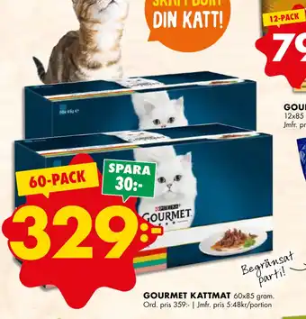 ÖoB GOURMET KATTMAT erbjuda