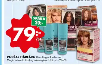 ÖoB L'ORÉAL HÅRFÄRG erbjuda