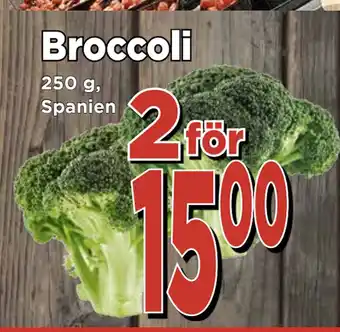 Supergrossen Broccoli erbjuda