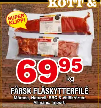 Nya Pulsen FÄRSK FLÄSKYTTERFILÉ erbjuda