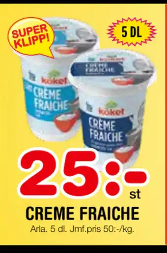 Nya Pulsen CREME FRAICHE erbjuda