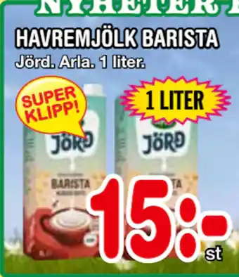 Nya Pulsen HAVREMJÖLK BARISTA erbjuda