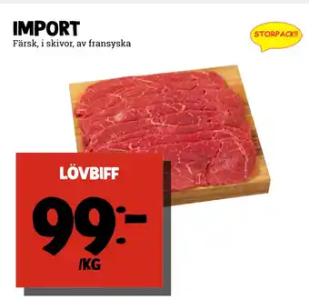 MatArket lövbiff erbjuda