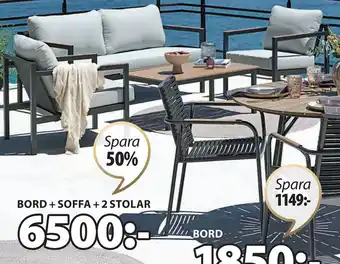 JYSK BEJSTRUP LOUNGESET erbjuda
