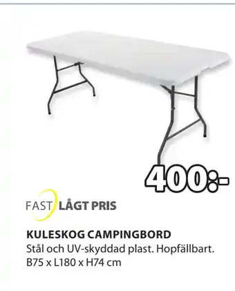 JYSK KULESKOG CAMPINGBORD erbjuda