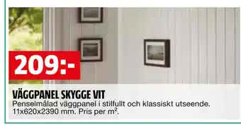 Bauhaus VÄGGPANEL SKYGGE VIT erbjuda