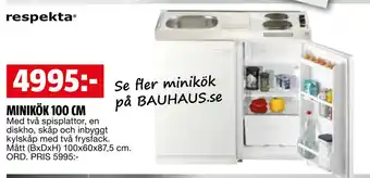 Bauhaus MINIKÖK 100 CM erbjuda