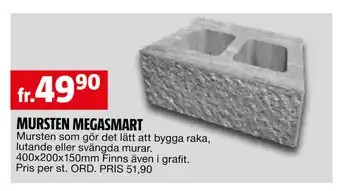 Bauhaus MURSTEN MEGASMART erbjuda