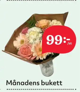 Hemköp Månadens bukett erbjuda