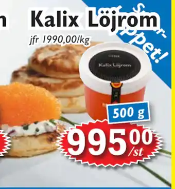 T-jarlen Kalix Löjrom erbjuda