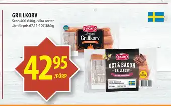 Matvärlden Tensta GRILLKORV erbjuda