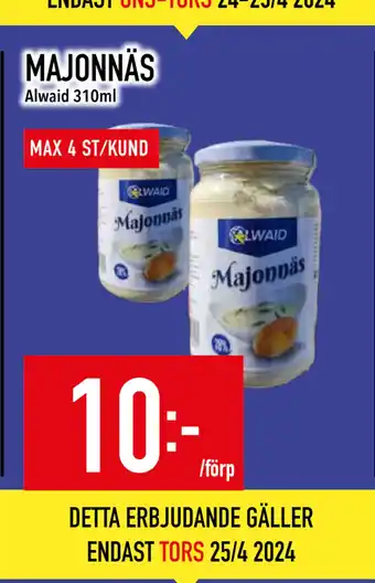 Matdax MAJONNÄS erbjuda