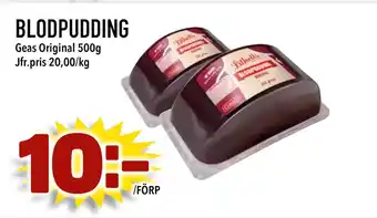 Nelins BLODPUDDING erbjuda