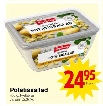 Matöppet Potatissallad erbjuda