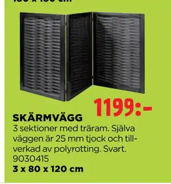 Jem&Fix SKÄRMVÄGG erbjuda