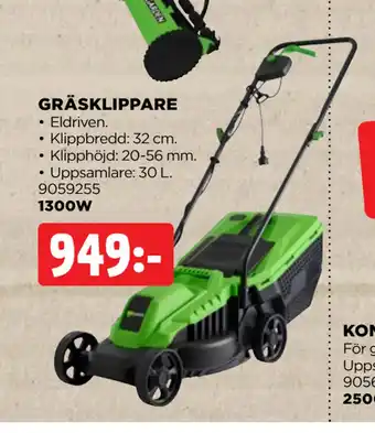 Jem&Fix GRÄSKLIPPARE erbjuda