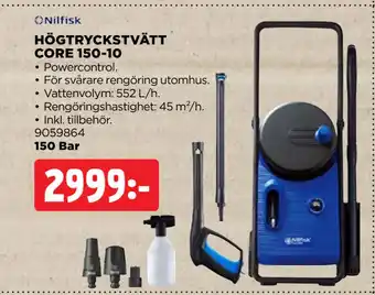 Jem&Fix HÖGTRYCKSTVÄTT CORE 150-10 erbjuda