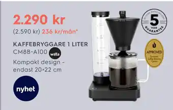 Electrolux Home KAFFEBRYGGARE 1 LITER erbjuda