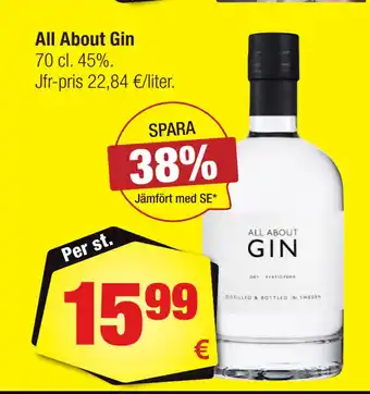 Calle All About Gin erbjuda