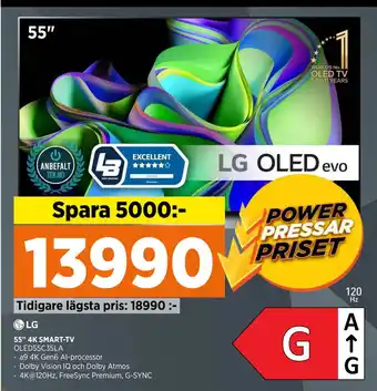 Power 55 4K SMART-TV erbjuda