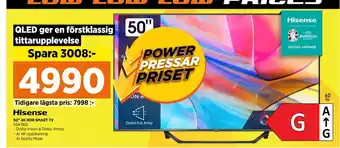 Power 50 4K HDR SMART TV erbjuda