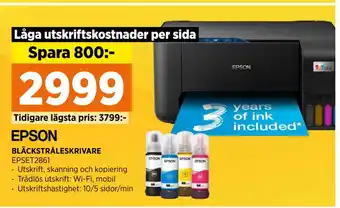 Power BLÄCKSTRÅLESKRIVARE erbjuda
