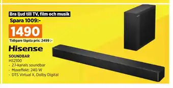 Power SOUNDBAR erbjuda