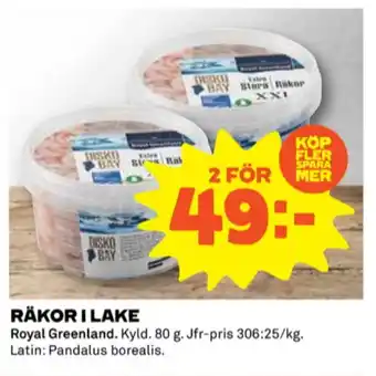 Coop Royal greenland räkor erbjuda