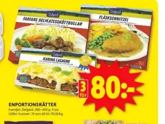 ICA Kvantum Dafgårds färdigrätter erbjuda