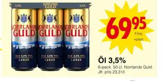 Matöppet Guld öl erbjuda