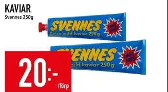 Matdax Svennes kaviar erbjuda
