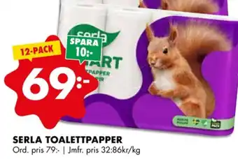 ÖoB Smart toalettpapper erbjuda