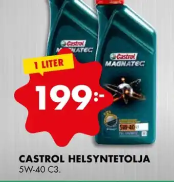 ÖoB Castrol motorolja erbjuda