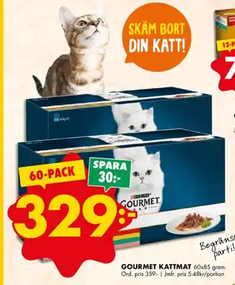 ÖoB Gourmet perle kattmat erbjuda