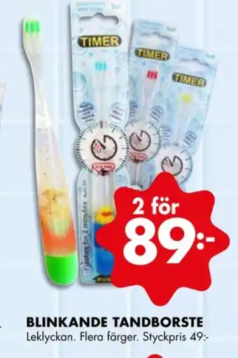 ÖoB Leklyckan tandborste erbjuda