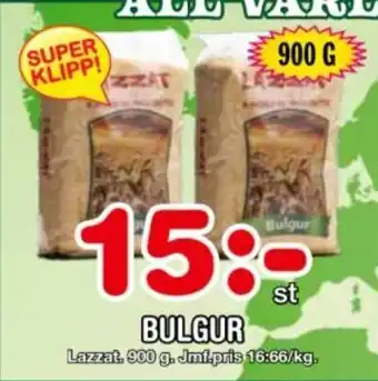 Nya Pulsen BULGUR erbjuda