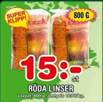 Nya Pulsen RÖDA LINSER erbjuda