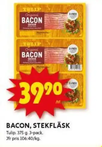 ICA Kvantum BACON, STEKFLÄSK erbjuda