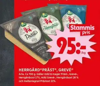 ICA Kvantum HERRGÅRD PRÄST, GREVÉ erbjuda