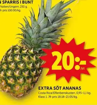 ICA Kvantum EXTRA SÖT ANANAS erbjuda