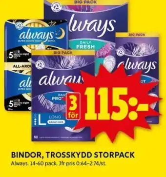 ICA Kvantum BINDOR, TROSSKYDD STORPACK erbjuda