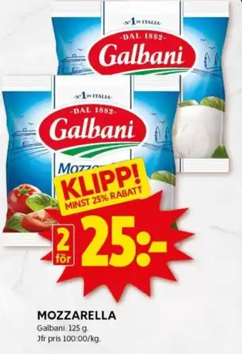 ICA Kvantum MOZZARELLA erbjuda