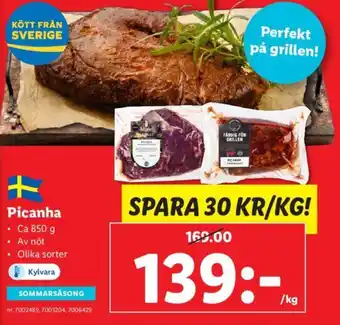 Lidl Picanha erbjuda