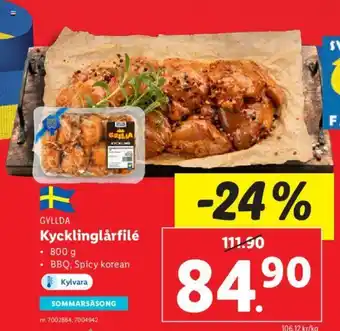 Lidl Kycklinglårfilé erbjuda