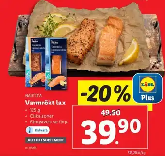 Lidl Varmrökt lax erbjuda