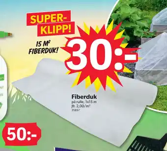 DollarStore Fiberduk erbjuda