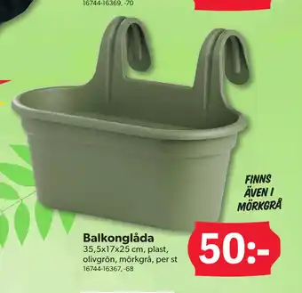 DollarStore Balkonglåda erbjuda