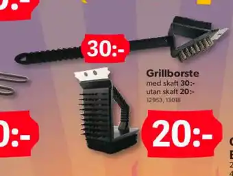 DollarStore Grillborste erbjuda