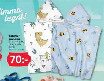 Strand- poncho